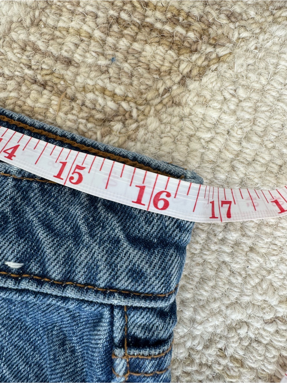 Abercrombie & Fitch The Taper Jean High Rise Women’s Size 31 / 12R Like New - Picture 8 of 10